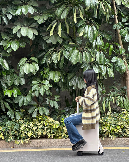 Travilo Smart Ridable Suitcase Electro-powered Carry-on Luggage For Travel