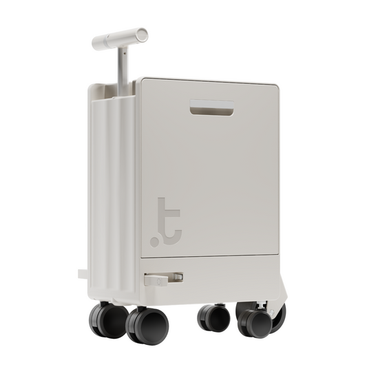 Travilo Electric Rideable Suitcase Smart Travel Luggage Easy Airport Mobility